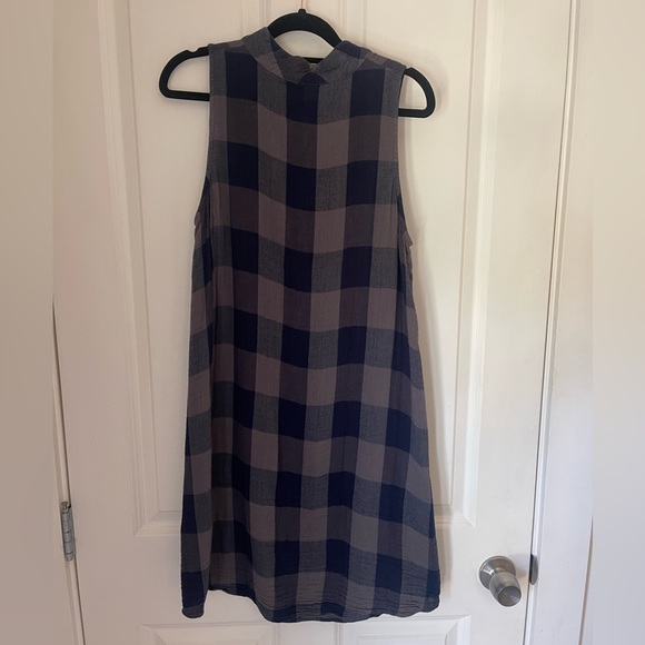 Cloth and Stone Buffalo Check Shift Dress - Picture 2 of 4